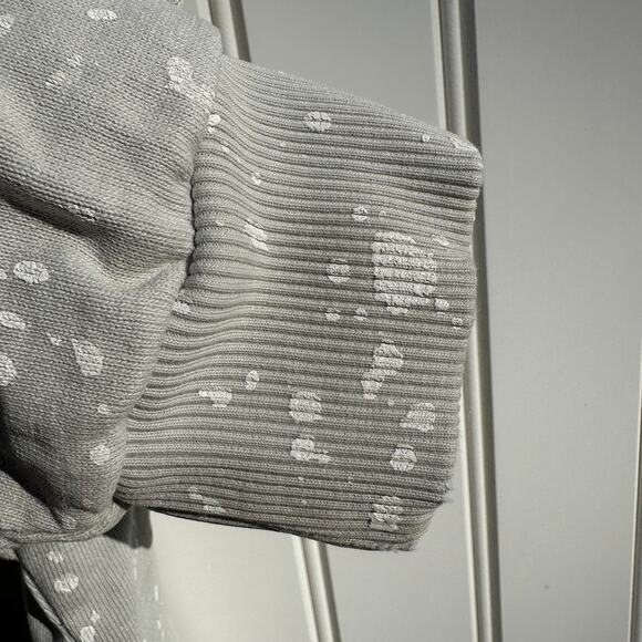 Jungmaven Womens Paint Splatter Sweatshirt Greige White Small EUC Hemp Cotton - Picture 14 of 16